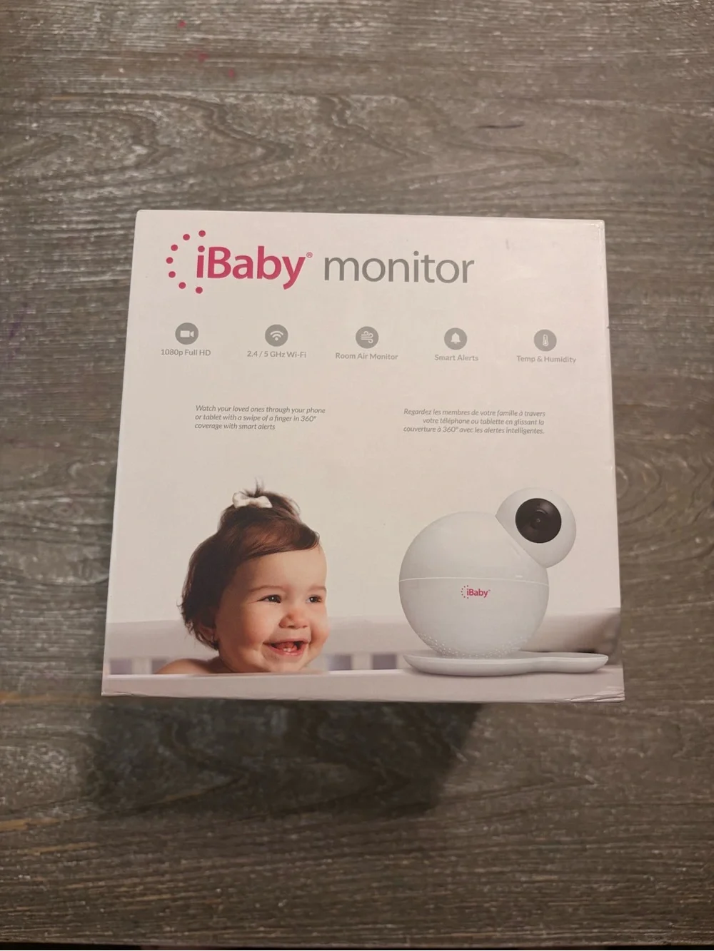 iBaby Baby Monitor - White and Cream Nursery Camera
